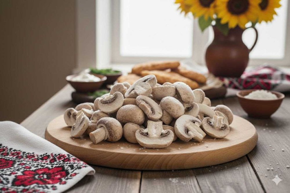 Овочі заморожені, овочеві суміші, ягоди та фрукти