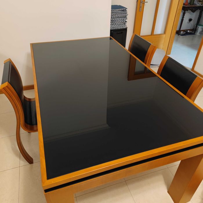 Mesa+cadeiras+mesa centro+móvel TV.