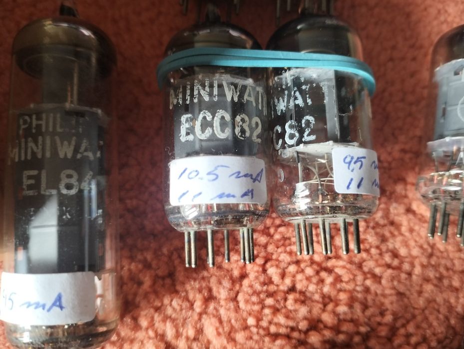 Válvulas testadas para audio novas e semi novas, E88CC Siemens Amperex