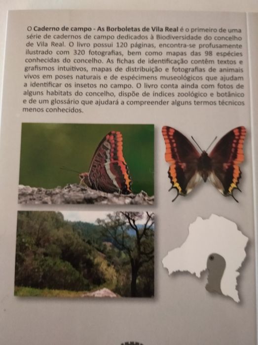 Caderno de campo "As borboletas de Vila Real"