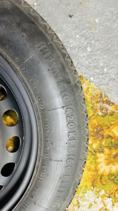 Докатка запаска запасное колесо BMW 5/120 R 15