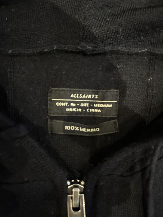 Allsaints bluza rozpianna 100% merino M
