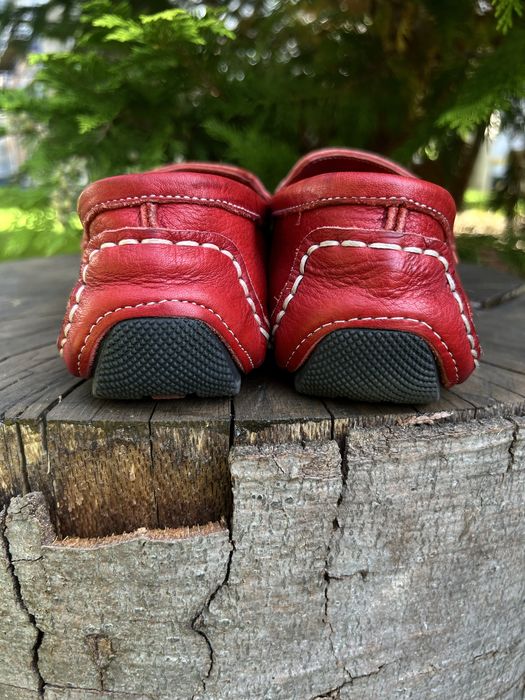 Шкіряні туфлі мокасини лофери Prada 40 - 41