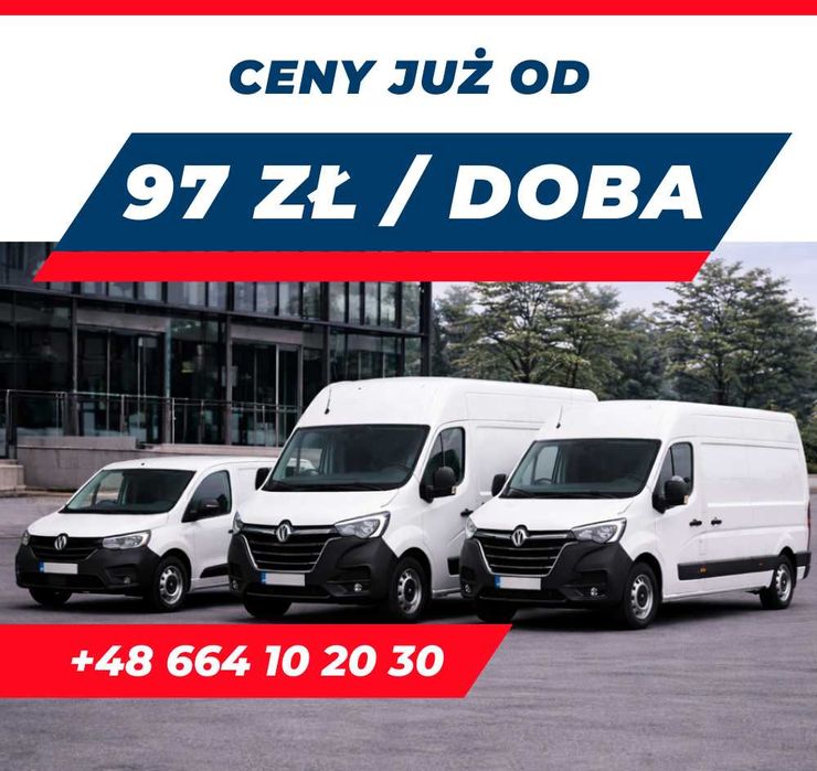 Wypożyczalnia, Wynajem Samochodów Dostawczych I Specjalistycznych  – Już Od 97 Zł / Doba
