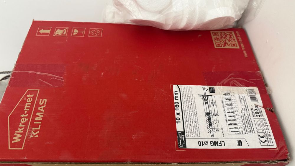 Kołki elewacyjne 10x160mm - metalowy trzpień - zaślepki gratis