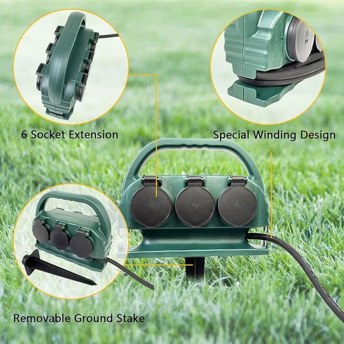 6-kierunkowe Gniazdo Ogrodowe