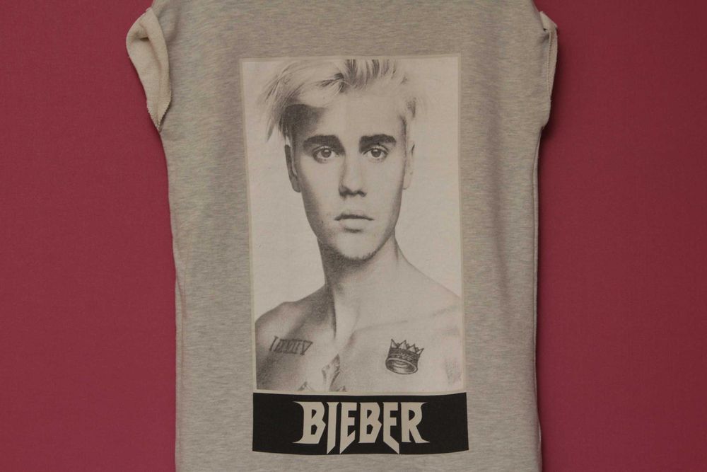 H&M 12 L Justin Bieber purpose tour толстовка безрукавка женская