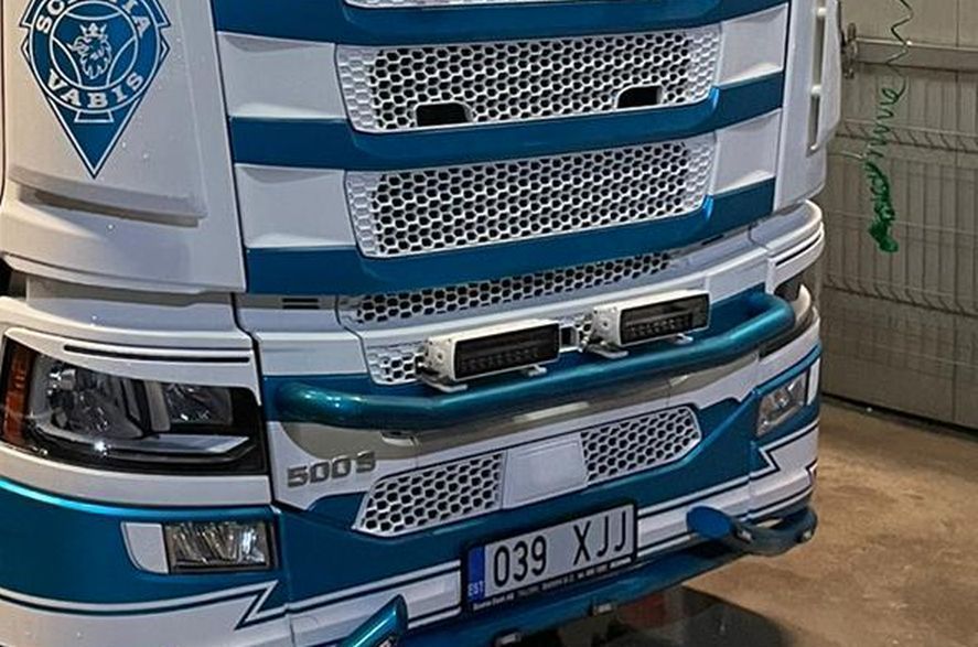 Orurowanie na grill Scania Next Gen
