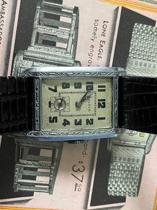 Zegarek Bulova model President z 1930 roku