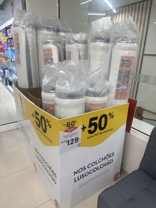 Colchao solteiro com molas ensacadas