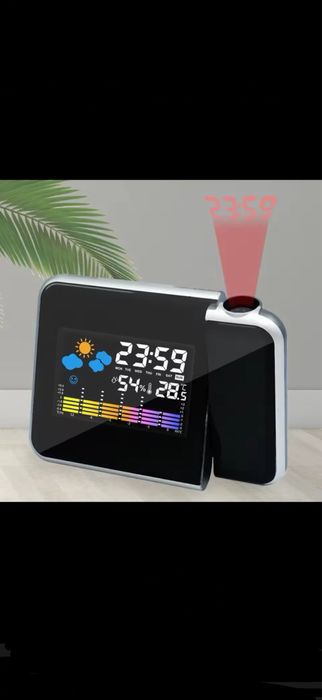 Zegarek LED z projektorem