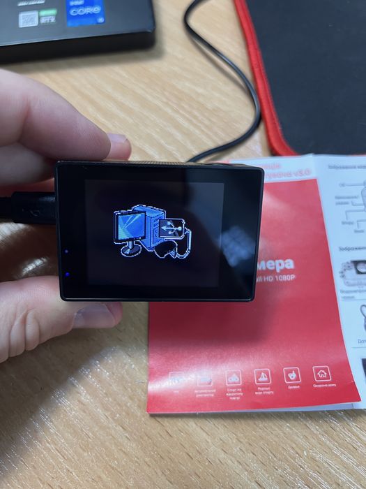 Игрушечная экшен камера + micro SD 32 GB
