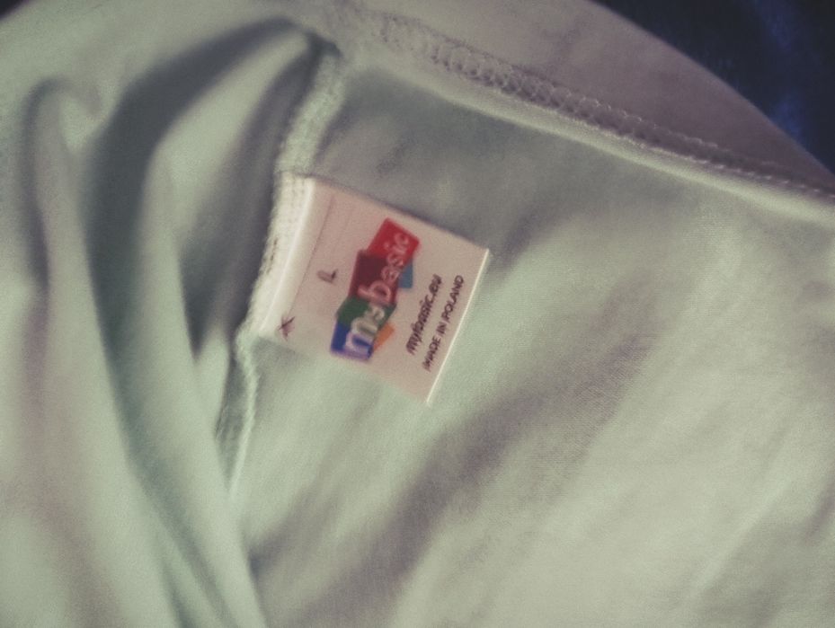 Koszulka MyBasic rozm L, bladozielony