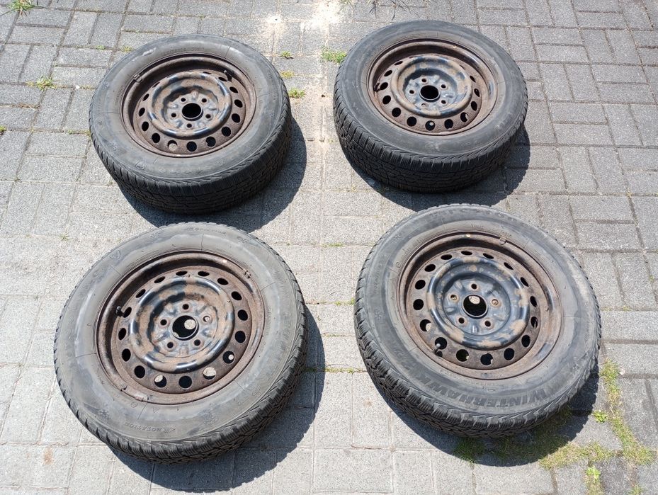 4x koła: felgi stalowe 15" + opony zimowe 195/65 R15 Auris, Corolla, SX4, Sedici