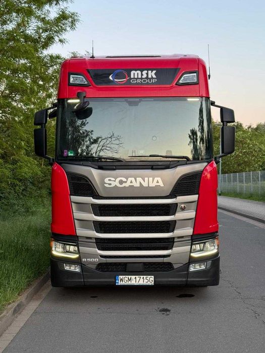 Scania R500 full led retarder zbiorniki 1500 litrów nowe opony