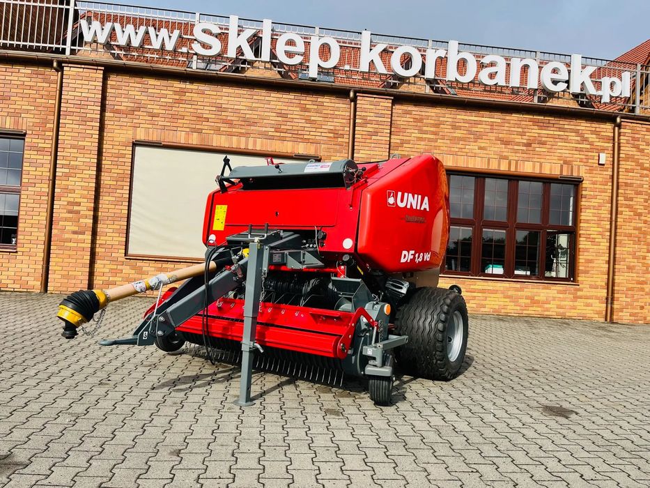 Unia Prasa stałokomorowa walcowo-łańcuchowa DF 120 1,8 VD  Prasa Unia Group Famarol z rotorem i nożami dostępna od ręki