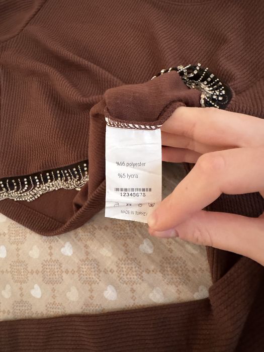 Продам коричневый лонгслив