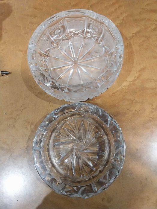 Papierosnice kryształowe PRL