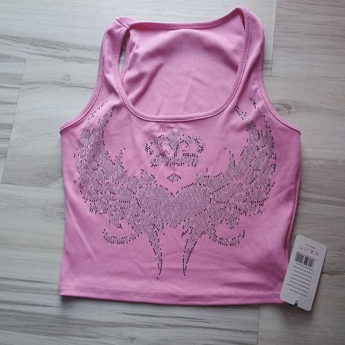 Top rozmiar S różowy