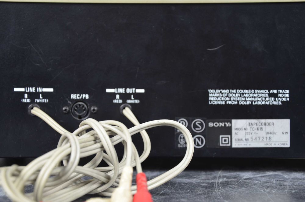 Magnetofon DECK SONY TC-K15 Okazja Japan