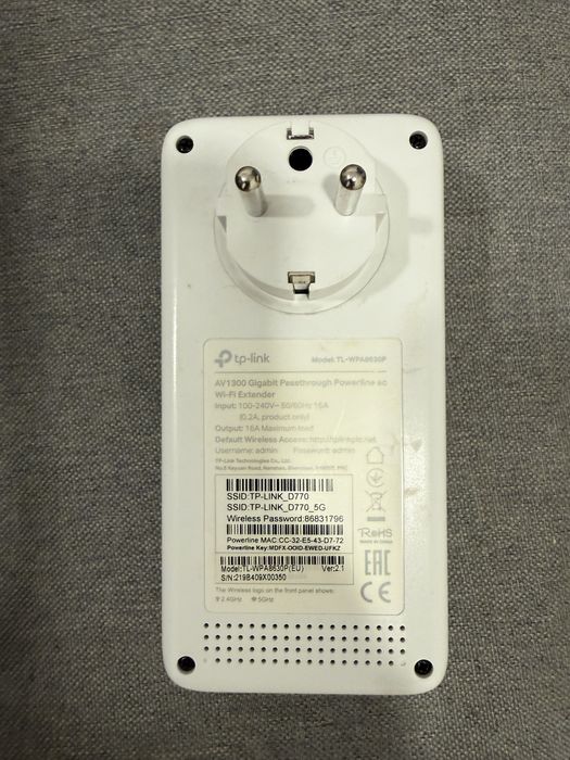 TP-link WPA8630P powerline