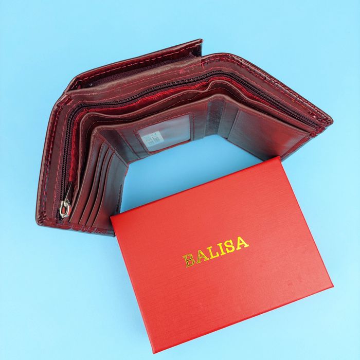 Гаманець жіночий Balisa шкіряний кошелек женский кожаный маленький лак