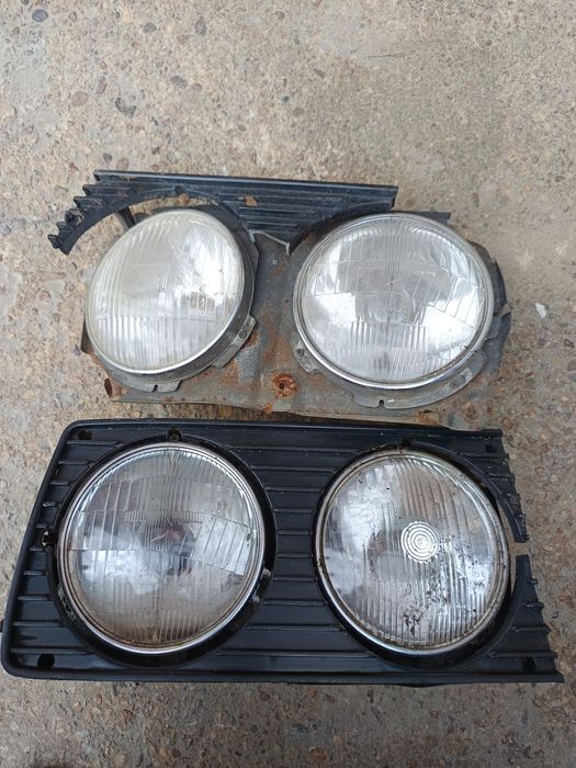 Podwójne reflektory Polonez Borewicz 3D ZELMOT bliźniaki PRL unikat