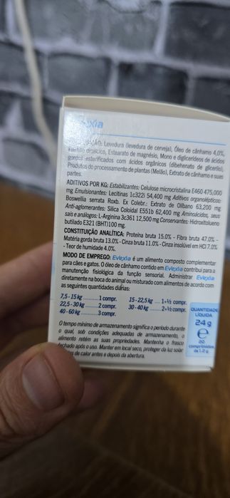 Evexia CBD  20 comprimidos