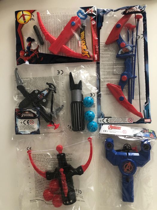 Міні/арбалети Spider man з кульками та дротиками