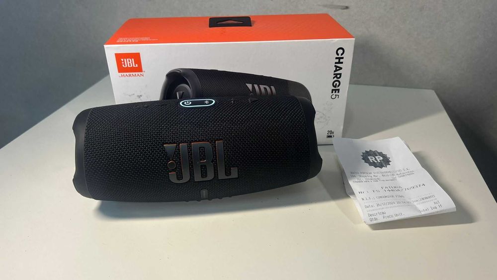 Oportunidade Coluna Jbl Charge 5 Nova com Fatura