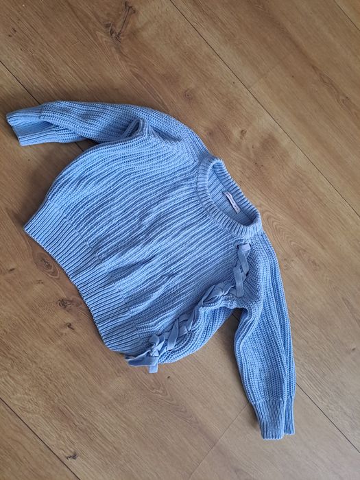 Błękitny sweter r 98