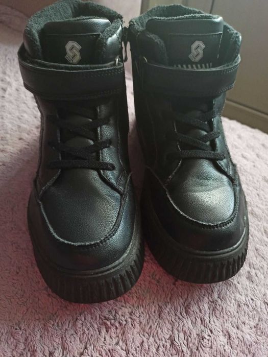 Демісезонні ботінки на флісі, устілка 21,9см