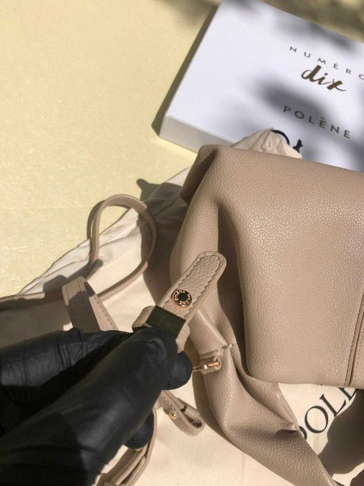 Mala Mini Textura Taupe Mulher