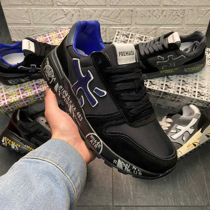 Кросівки PREMIATA Black/Blue 43 (27.5 см) / 44 (28 см)