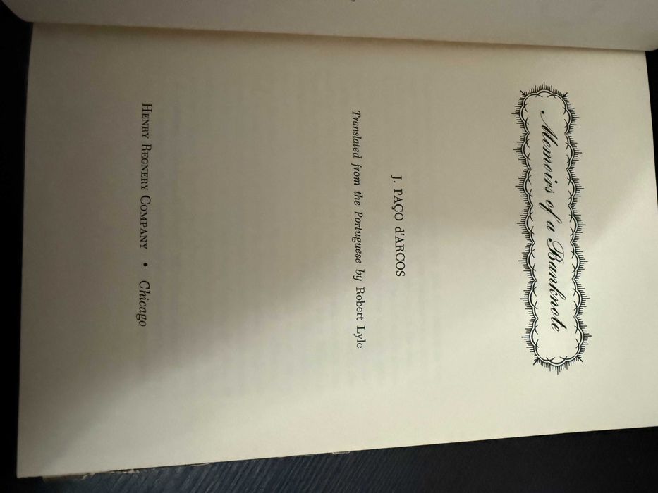 Joaquim Paço d'Arcos – Memoirs of a Banknote