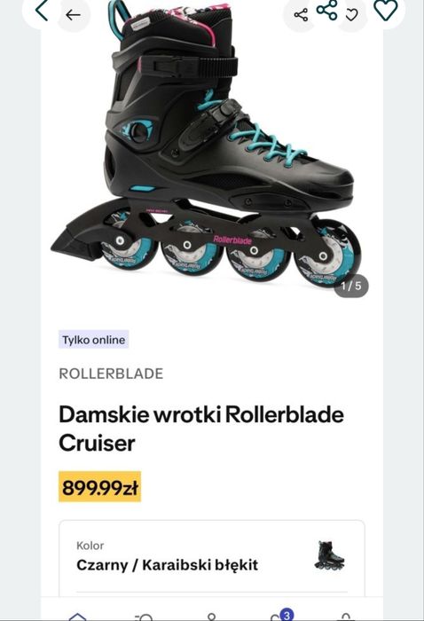 Rolki Rollerblade Cruiser rozmiar 39