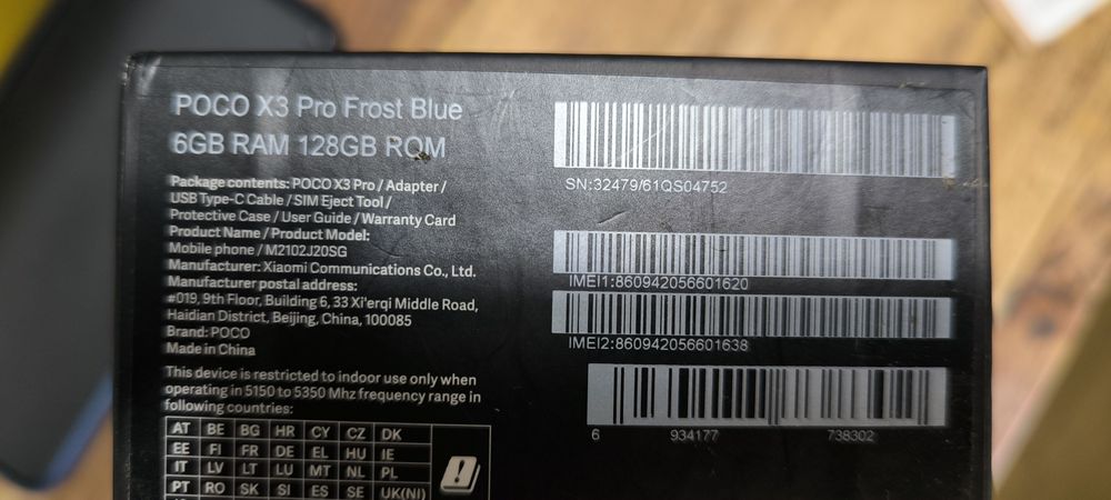 POCO X3 PRO como novo com 2 capas