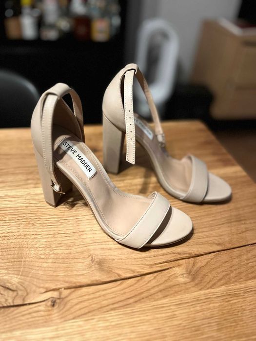 Steve madden sandały nude beż roz. 37
