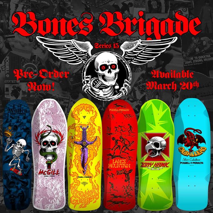 Powell Peralta skateboard deck Caballero 15th Series Deck - Sky Blue