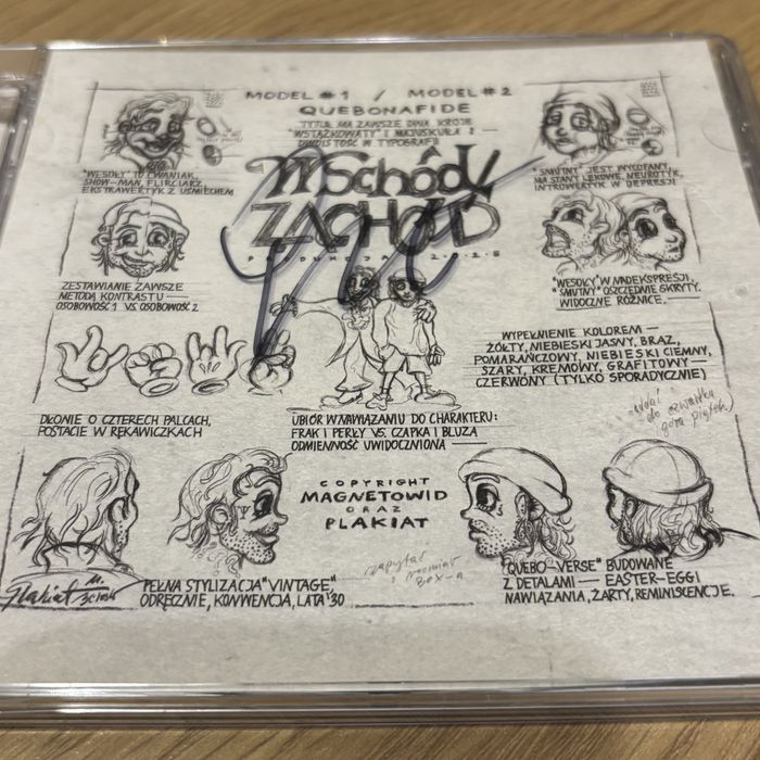 Quebonafide - Wschód Zachód - cd z autografem