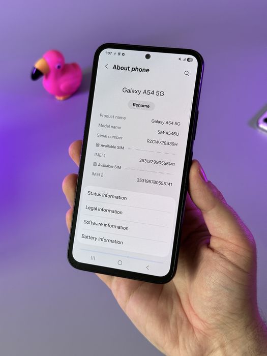 Samsung galaxy  a54 5G neverlock