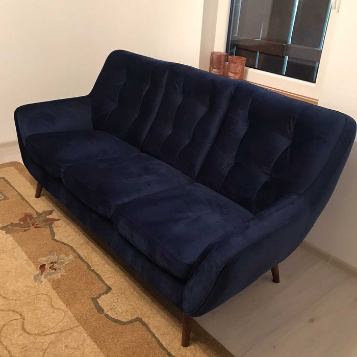 SOFA 3 osobowa  Gala Collezione - granatowa