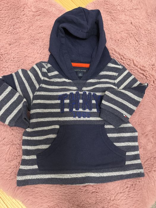 Bawełniana bluza niemowlęca  12 M 80 Tommy Hilfiger 100% cotton