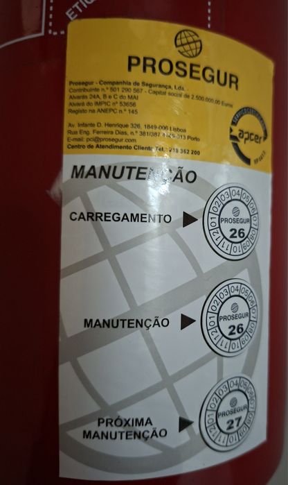 Extintores de CO2 (2 unidades)