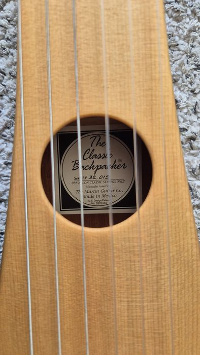 Guitarra Martin The Original Backpacker 1995 Pickup Thinline 332