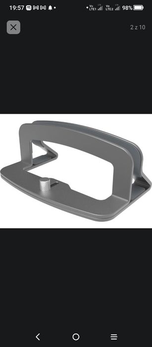 pionowy stojak do laptopa space gray
