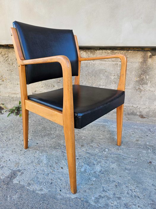 Fotel mid-century modern, duński design 50.-60. XX w, transport