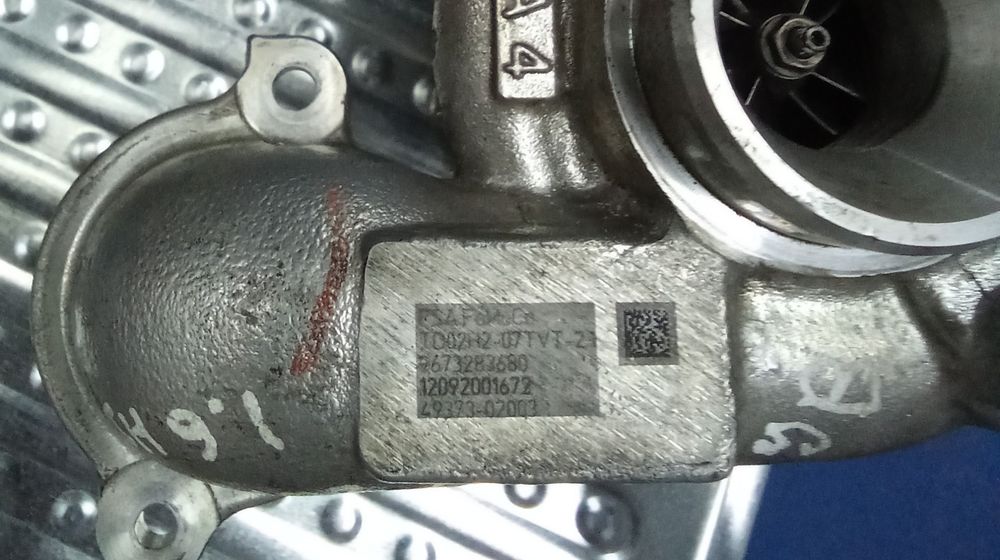 Turbo Peugeot 208 1.6 Hdi Ref: Td02H2-07 Tvt-21