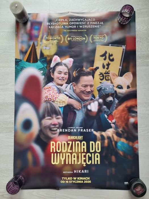 Plakat kinowy z filmu Rodzina do wynajęcia