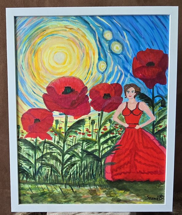 Calineczka akryl 40x50
